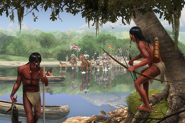 Moscoso's Trail Through Texas